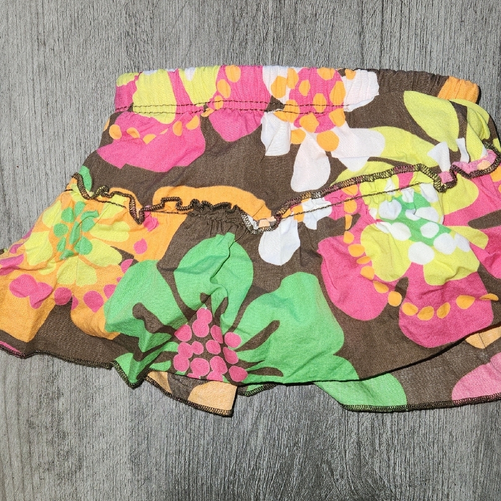 Floral Ruffle Skirt